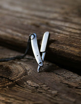 Straight Razor Necklace - Brooklyn Grooming 